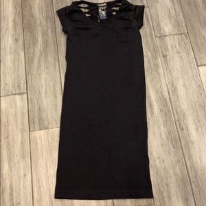 2010-2011 Black nwot Bebe tight stretch dress; fit S-M